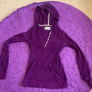 Purple hoodie try it out